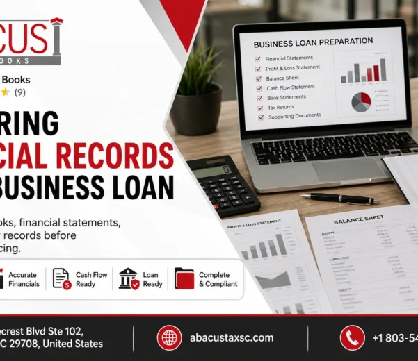 preparing financial records business loan banner 6