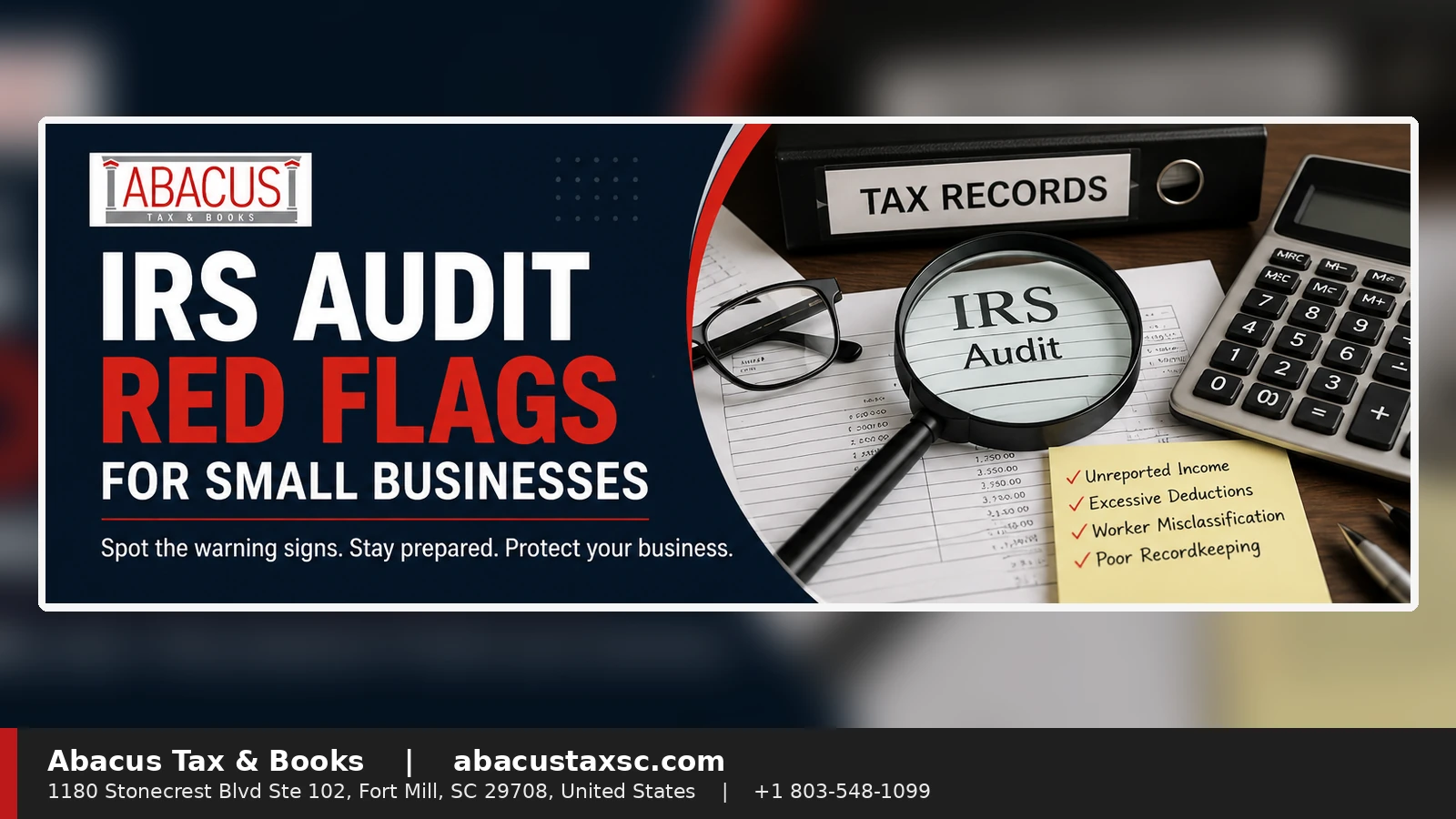 IRS Audit Red Flags for Small Businesses